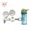 Medidor de presión de flotador de flujo de oxígeno con flujo de oxígeno medidor de presión